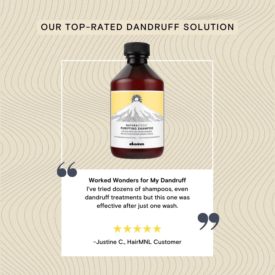 Davines Purifying Shampoo: For Oily or Dry Dandruff