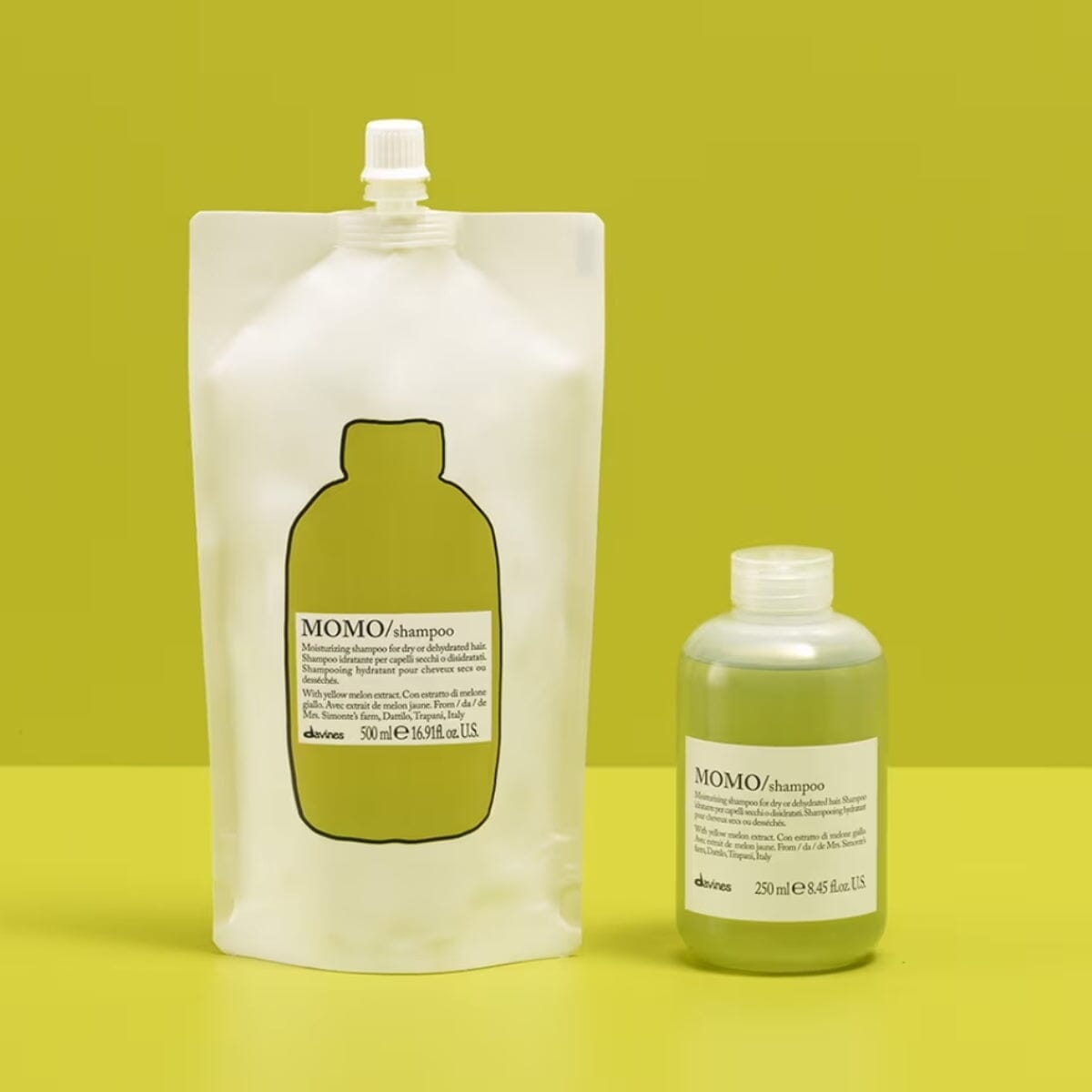Davines MOMO Shampoo: Moisturizing Shampoo for Dry or Dehydrated Hair